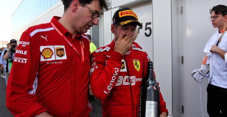 Binotto on Vettel: ''According to both parties, this is the best decision''
