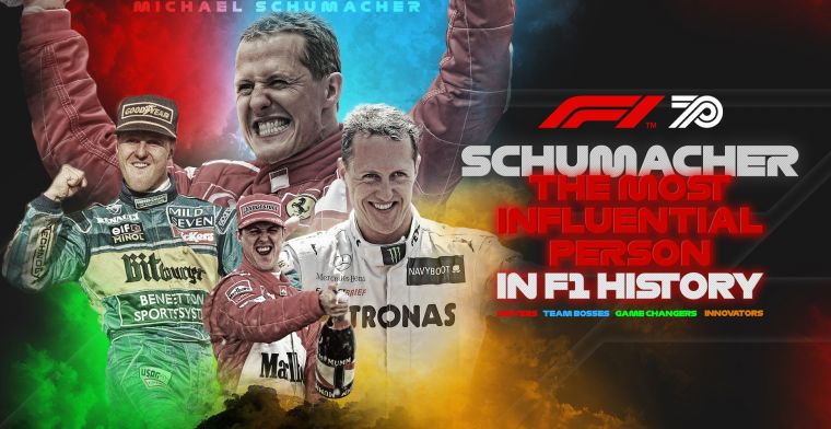 Schumacher proclaimed most influential person in F1 history