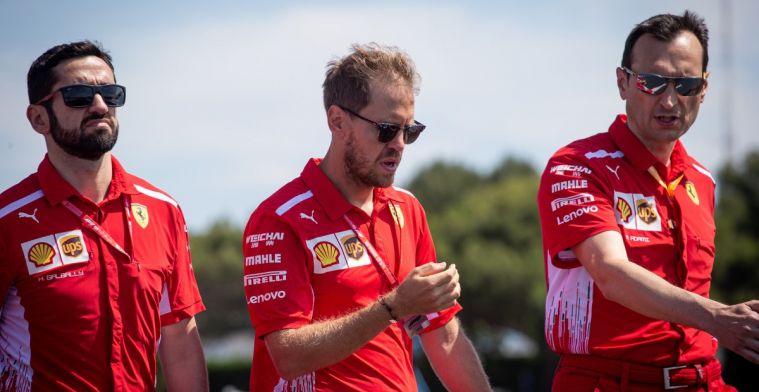 Who made the decision to split up? Vettel or Ferrari?