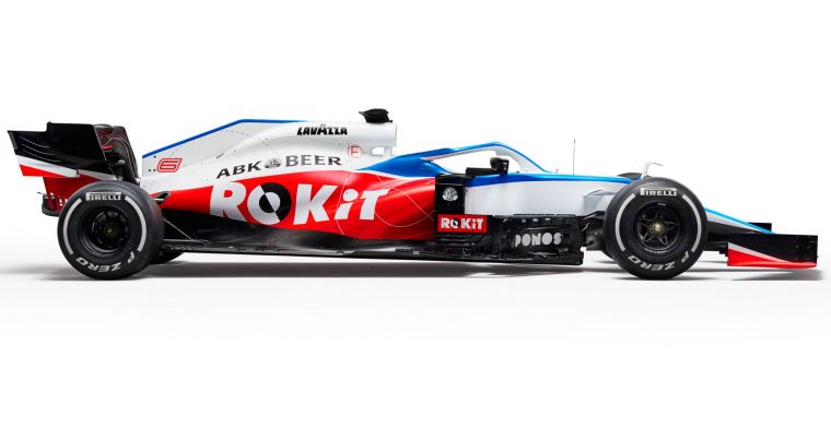 Is the Williams FW43 going to look like this without ROKiT on the car?