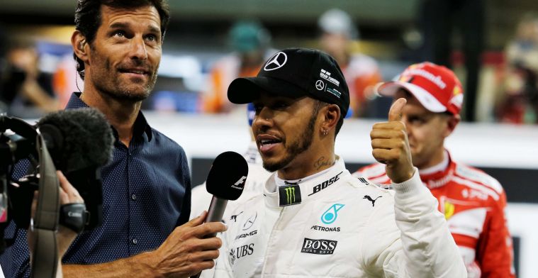 Webber: ''Hamilton has what makes great athletes so unique''