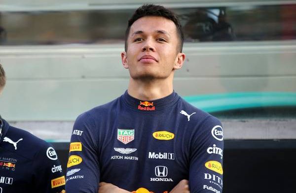 Red Bull Racing had to be creative to fit Albon in the car