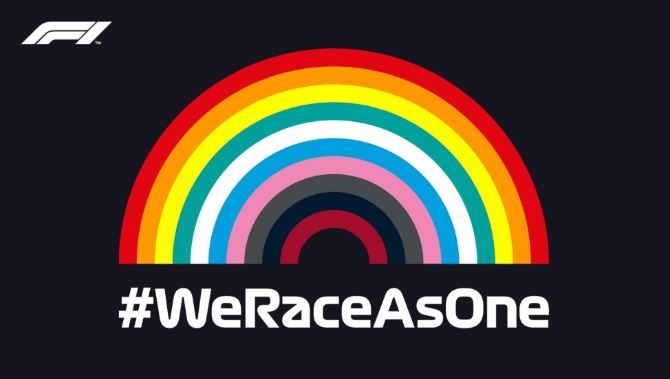 Formula 1 teams join the sport in the fight against racism