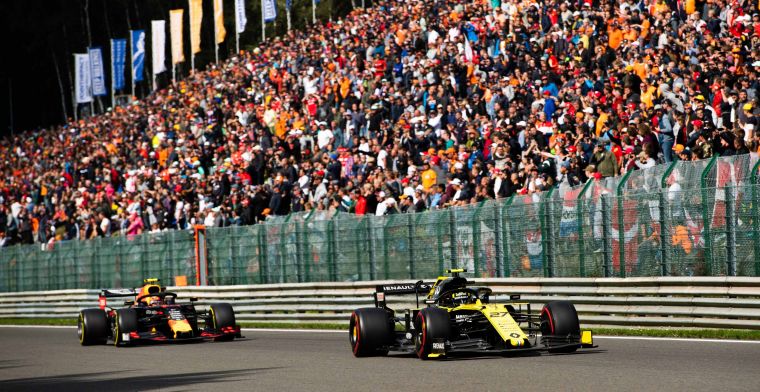 Despite the relaxation of the rules, no fans are allowed to go to the Belgian GP