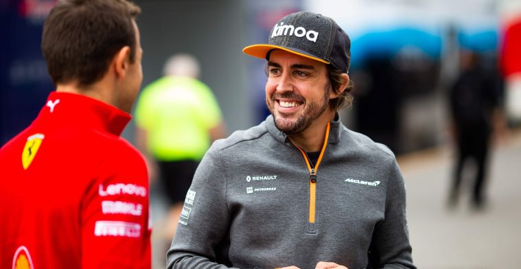 Alonso's not worried about his age. ''I'm still faster''