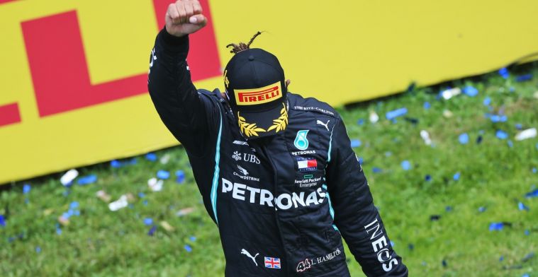 Black Power gesture on podium a moment that Hamilton 'will never forget'
