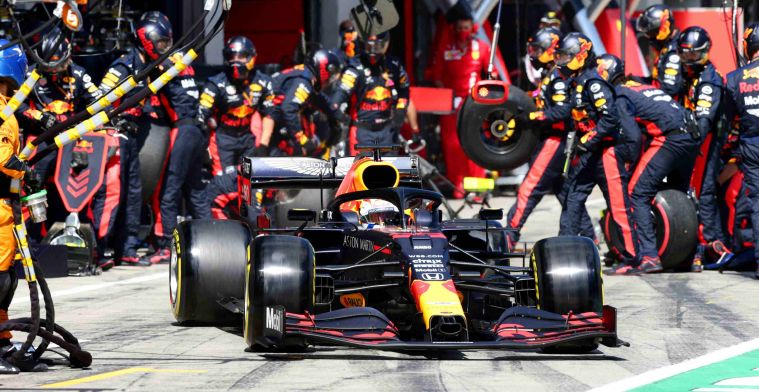 Pitstop of Verstappen again the fastest; Red Bull at the top of the rankings