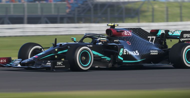 The black livery of the Mercedes W11 has been added to F1 2020