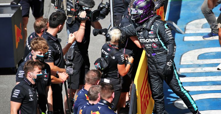 Hamilton after crazy end: I was strangely relaxed in the last lap
