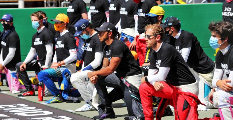 Vettel and Hamilton fight racism: Formula 1 and FIA dropped us