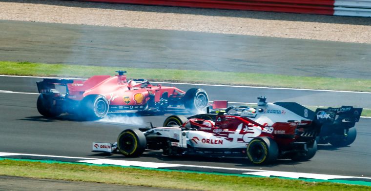 Vettel again in a spin: ''Why would you suddenly touch those kerbs?''