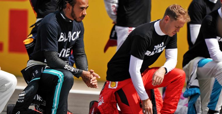 Hamilton supports Vettel: ''It's not nice when the team doesn't want you anymore''