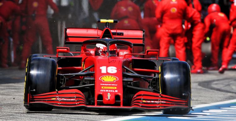 New electronic parts for Leclerc at Belgian Grand Prix