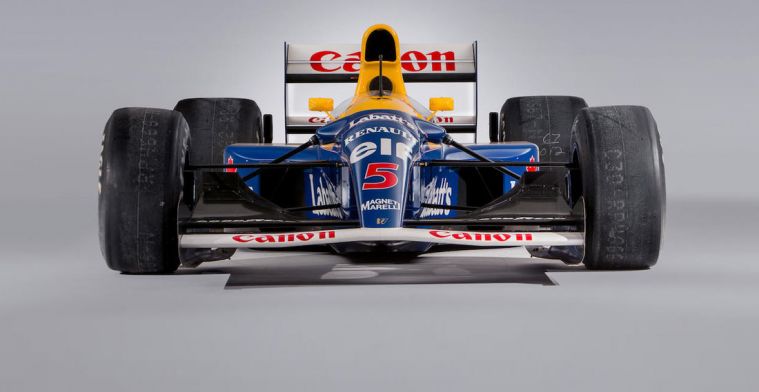 Vettel buys himself the special Mansell 1992 Williams FW14B