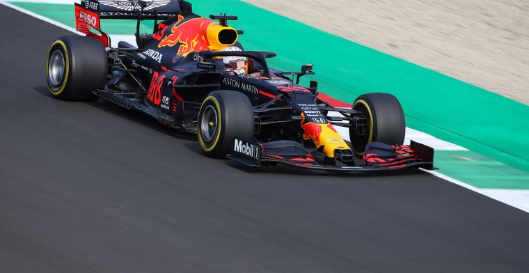 Verstappen six mph faster on the straight than Hamilton