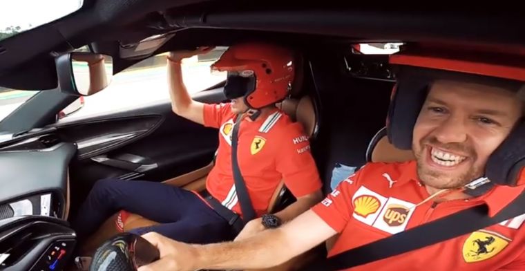 Leclerc terrified next to Vettel: 'I'll let you know when we go off