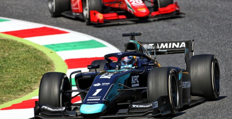 Red Bull-junior Vips racet ook in Formule 2-race Rusland