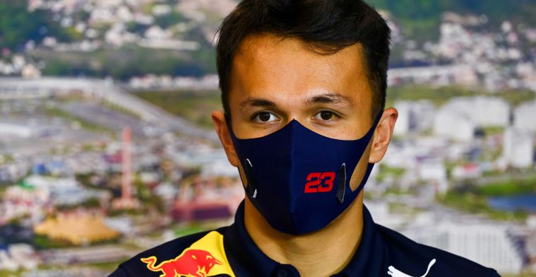 Red Bull replaces Albon's gearbox at the expense of a grid penalty