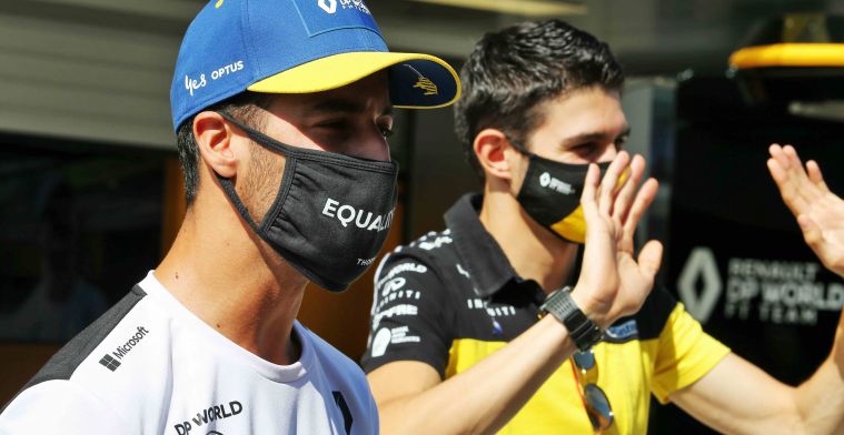 Ricciardo is making Ocon's comeback very difficult