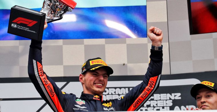 Conditions in Germany are again ideal for a stunt by Verstappen