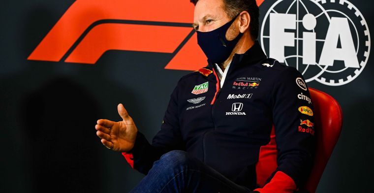 Horner: He was on the radio when the tyre burst