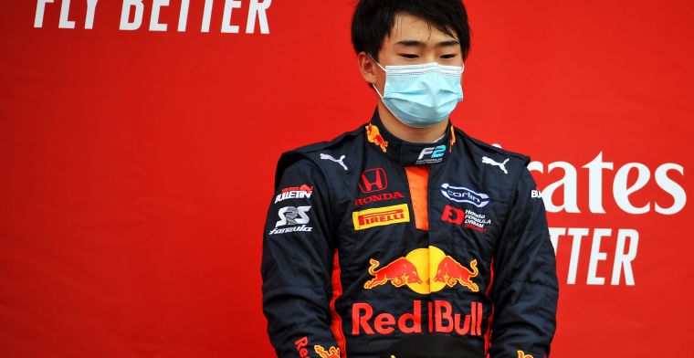 Tsunoda drives first Formula 1 metres for AlphaTauri