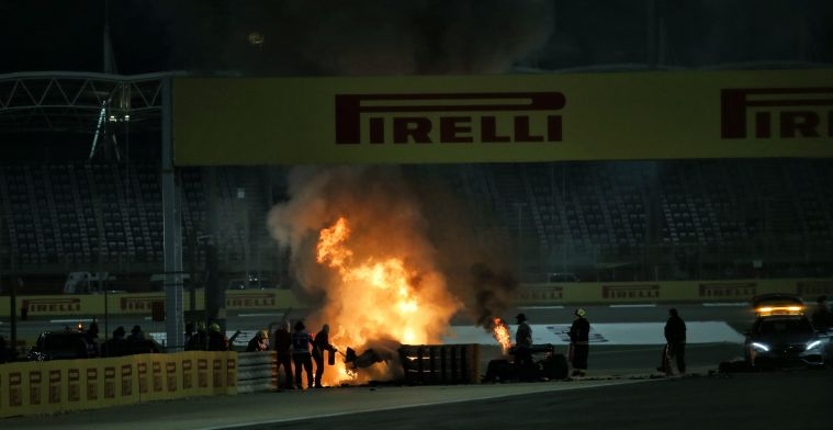Formula 1 world in shock after Grosjean's horror crash in Bahrain