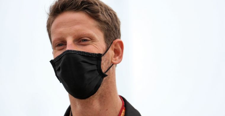 Grosjean back on Bahrain circuit