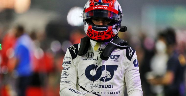 Gasly: Because of that it's less fun on the circuits