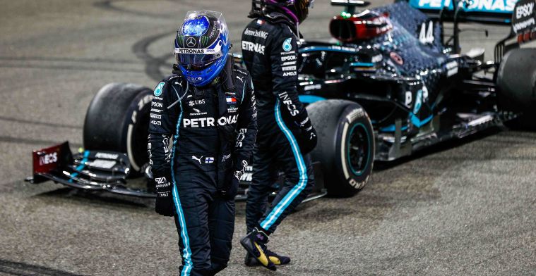 Hamilton and Bottas agreed: Albon had caught up with me, that says it all