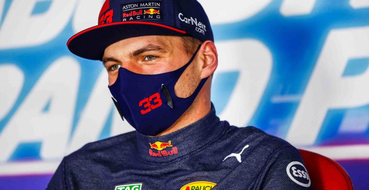 Verstappen selects drink: But we're not going to break down the plane