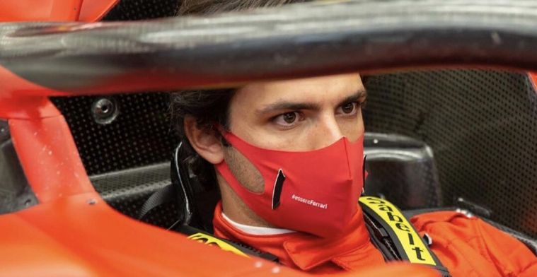 Sainz joins Ferrari for the first time and writes in Italian immediately