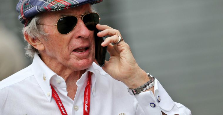 Sir Jackie Stewart is recovering from knee surgery
