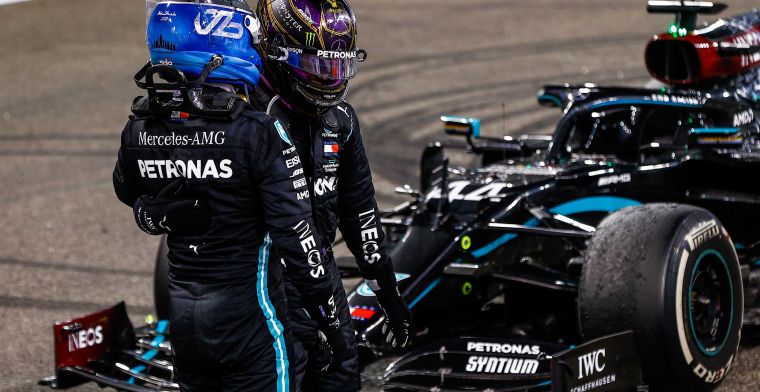 Hamilton about Bottas: 'It's never easy to have a strong teammate'.