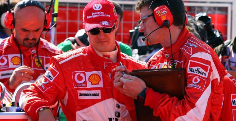 The staff literally tore themselves apart to help Schumacher