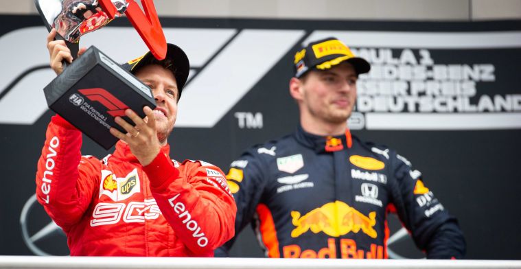 Verstappen versus Vettel: More on the podium, but the world title is still missing