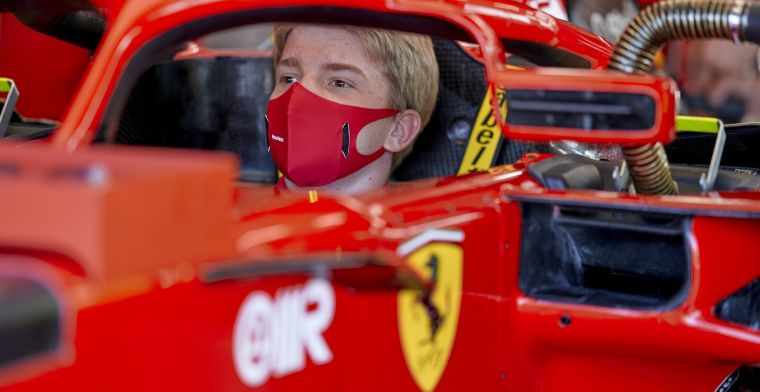 Shwartzman improves own Fiorano time by half a second during Ferrari test