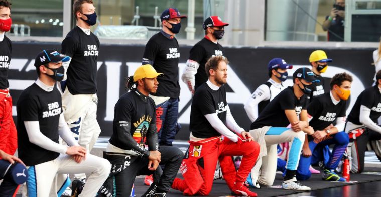 F1 continues with 'social awareness', but doubts about kneeling