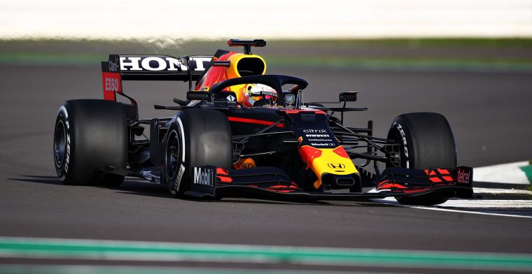 Verstappen makes his first metres at Silverstone, later today with RB16B