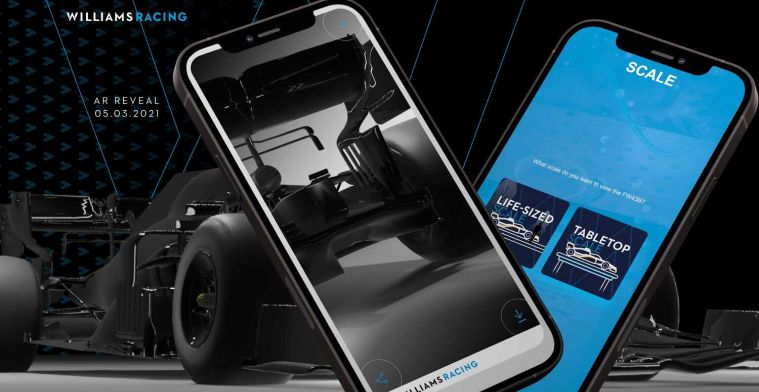 Williams hacked: FW43-B unveiling by augmented reality cancelled