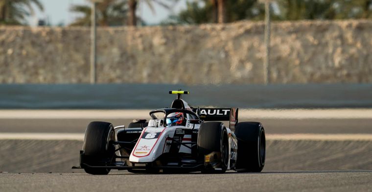 F2 test in Bahrain: Lundgaard fastest for Viscaal, Samaia with most laps