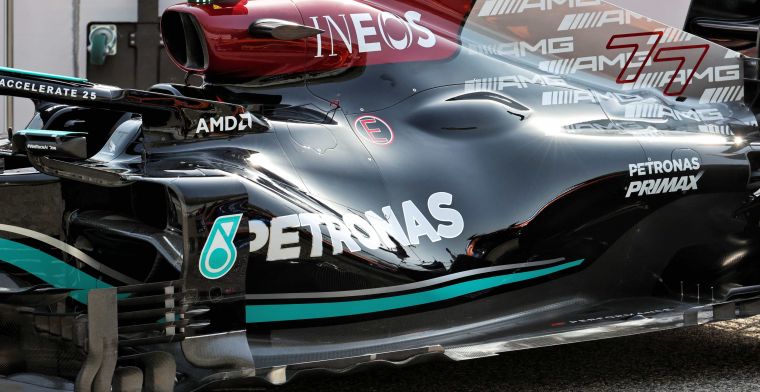 Impressive floor of Mercedes' W12 is only now becoming apparent