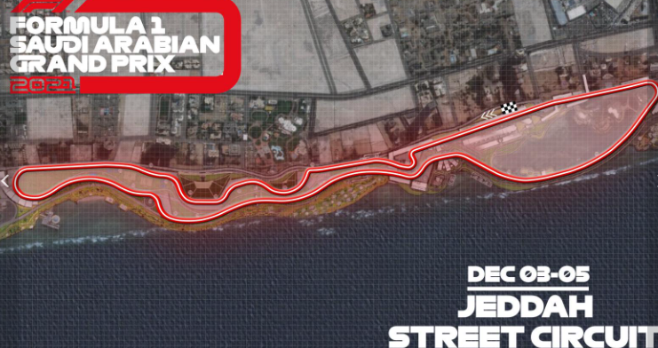 Formula 1 presents the layout of the longest street circuit in Saudi Arabia