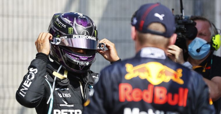 Hamilton won't give his place up, but Verstappen will take it