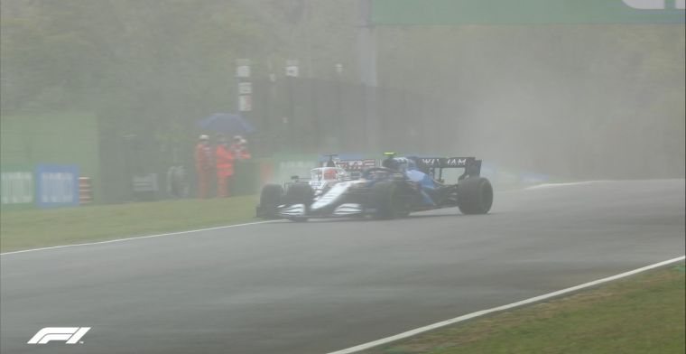 Latifi and Schumacher cause trouble in the rain at Imola