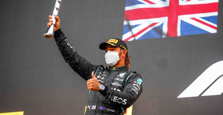 Hamilton surprised by podium: 'Didn't expect this'.