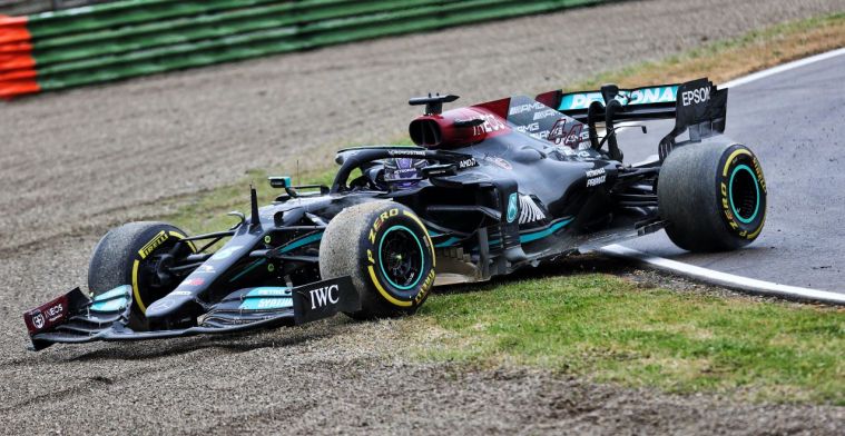 Hamilton did everything by the book when driving backwards
