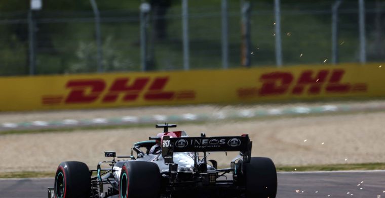 Mercedes came to Imola with updates to solve stability problems