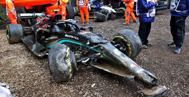 Good news for Bottas and Mercedes after crash in Imola