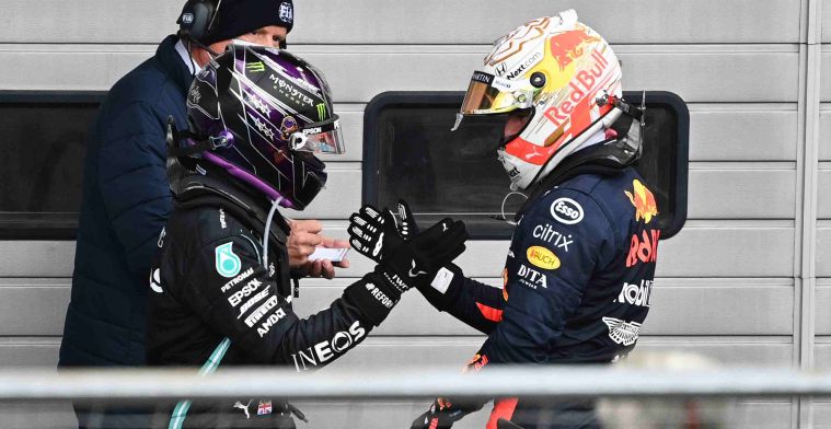 Verstappen and Hamilton praise each other: 'But it's what you say to the press'.
